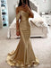 Elegant Champagne Mermaid Sweetheart Long Formal Dress to Impress,MB11106