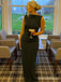 Elegant Green Sabrina Mermaid Long Formal Dress to Impress,MB11109