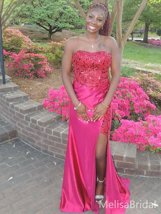 Sexy Pink Sweetheart Mermaid Long Formal Dress to Impress,MB11151