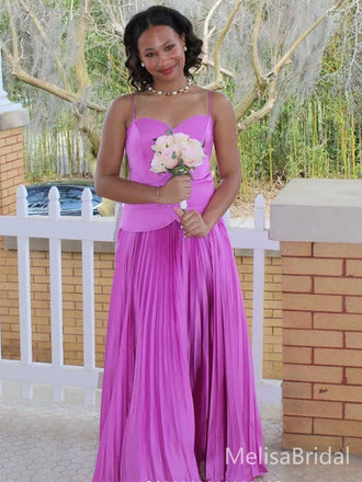 Popular Purple Spaghetti Straps A-line Long Formal Dress to Impress,MB11115