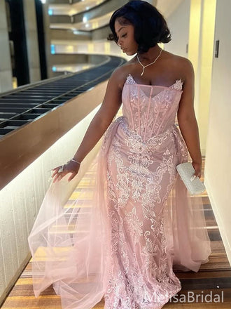 Popular Pink Mermaid Long Formal Dress to Impress,MB11170