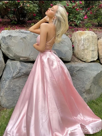 Elegant Pink A-line Sweetheart Long Formal Dress to Impress  ,MB11013