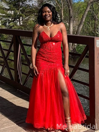 Sexy Red Sweetheart Mermaid Mermaid Long Formal Dress to Impress,MB11173